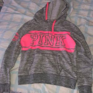 Pink Victoria’s Secret quarter zip hoodie